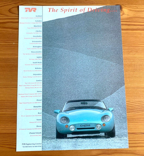 Tvr griffith 1990s - griffith,