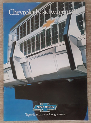 Chevrolet vans brochure 1981 - chevrolet,