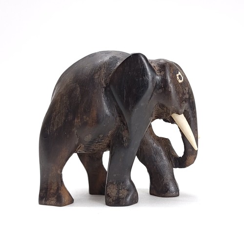 Elephant sculpture ebony - elephant,