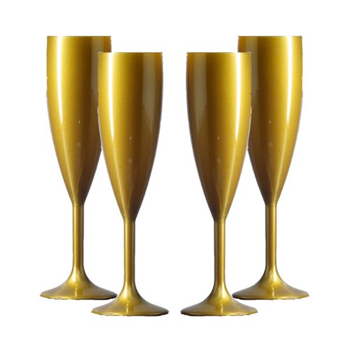 Gold polycarbonate champagne - gold,