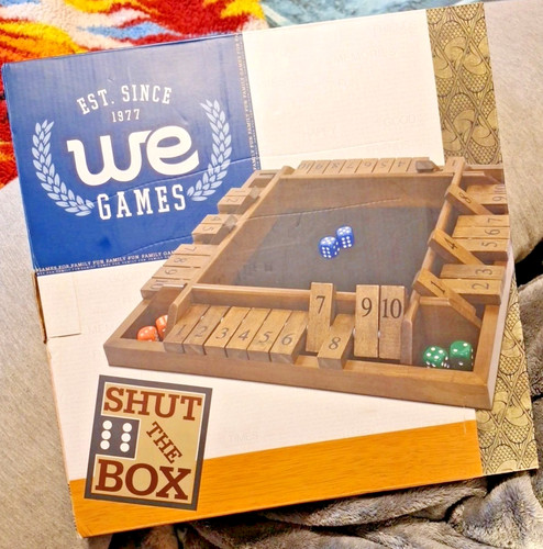 Wooden board game - game, "shut