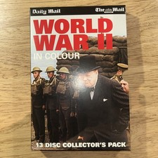 WORLD WAR II In Colour 13 Disc Collector’s Pack DVD Documentary Daily Mail 2009