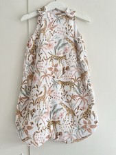 Baby Girls 0-6 Months Sleeping Bag Safari Animals Tu Sleep Sack 0.5 Tog