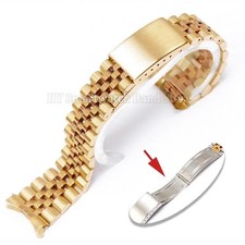 Datejust Stainless Steel Watch Strap Metal Bracelet Fits Rolex 13 17 18 19 20 21