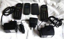 JOB LOT 4 x VINTAGE MOBILE PHONES - PHILIPS, NOKIA & SAMSUNG inc CHARGERS