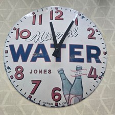 Jones Wall Clock Mineral Water