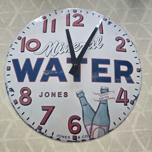 Jones wall clock mineral - jones, water