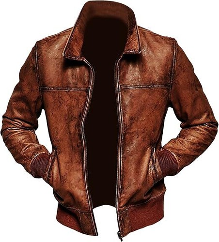 Mens vintage distressed brown - mens,