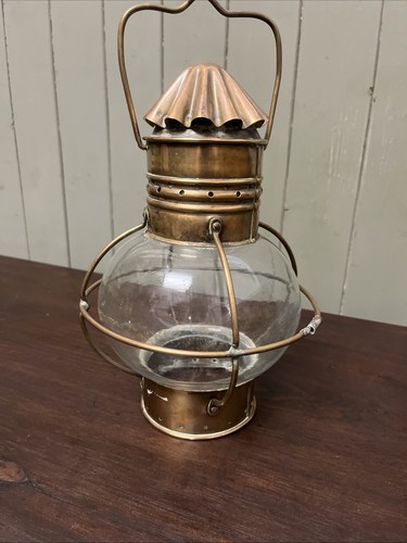 Antique copper ships onion - antique,