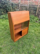 Teak Mid Century Low Bookcase