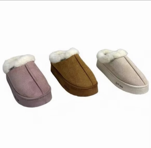 Women mule slippers suede - ,