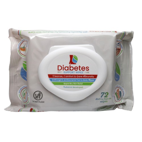 Diabetes support wipes - diabetes,