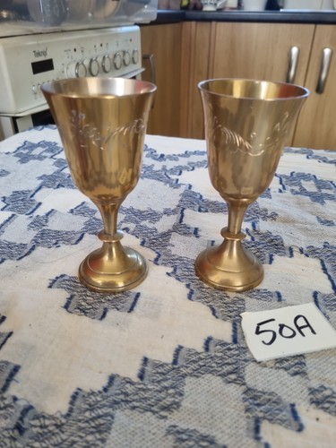Brass goblets - 2,
