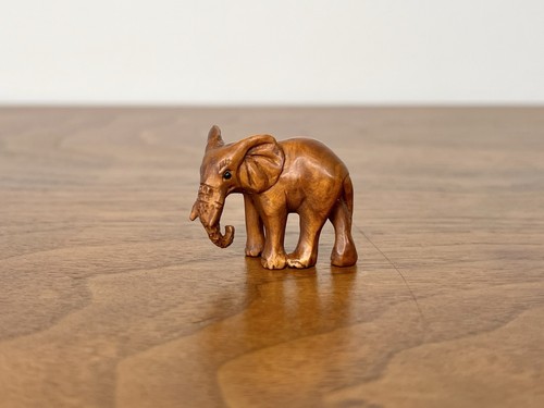 Hand carved boxwood ojime bead - hand-carved,