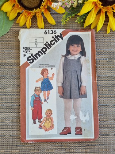 Simplicity sewing pattern 6136 - pattern,