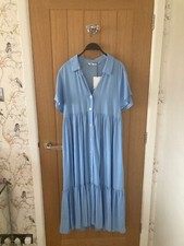 BNWT ZARA Light Blue Midi