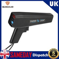Engine Ignition Timing Light Petrol w/ Digital Advance and Rev Counter UK 12V