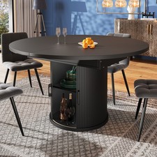 Extendable round dining table - extendable,