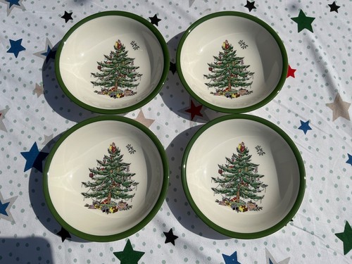 Spode christmas tree bowls - christmas,