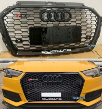 Grille w/Badge For Audi A4 S4