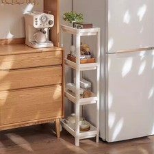 4 Tier Slim Storage Shelf Unit