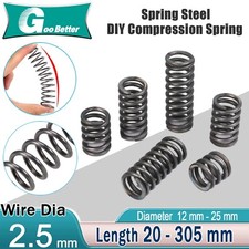 Compression Spring Steel 2.5 mm Wire Dia Small Pressure Springs / Coil Spring