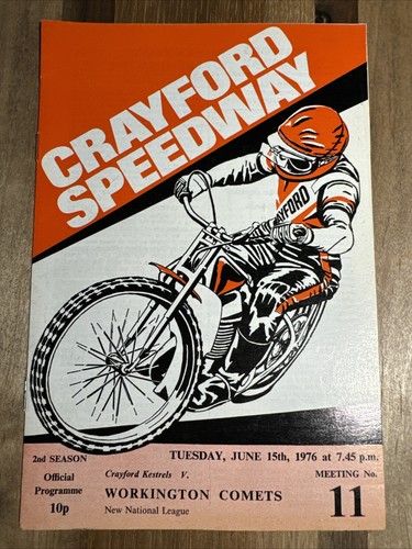 1976 crayford speedway - 1976, uk