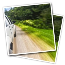 2x Vinyl Stickers Pick Up Truck Off-Road Adventure Drive #51666