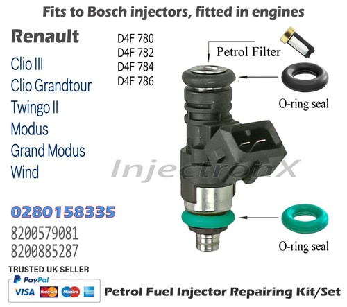 Fuel injector service kit - fuel,