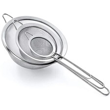 3Pcs Stainless Steel Fine Mesh