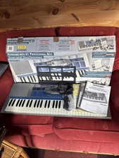 Vintage 61 Key Bontempi PM695 Keyboard + Box + Manual + Stand + Power Supply