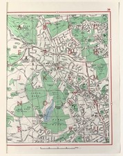 Large Vintage 1960s London Map