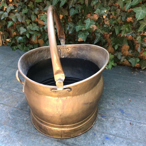 Large brass coal - x,