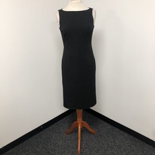 Vintage Black Ralph Lauren Little Black Bodycon Dress Formal Occasion See Desc