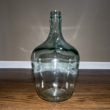 Large Clear Glass Demijohn
