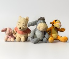 Set Of Four Winnie The Pooh Plush Teddies With Rattles - Eeyore, Tigger,piglet