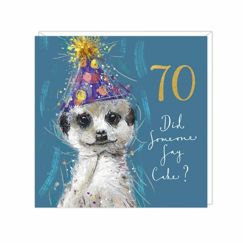 70th birthday card - card,