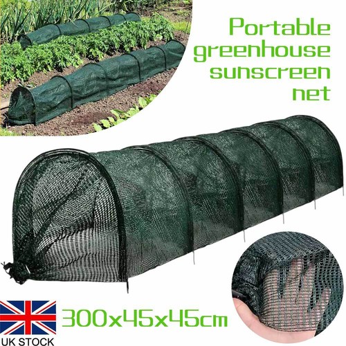 300cm black garden net - garden, poly