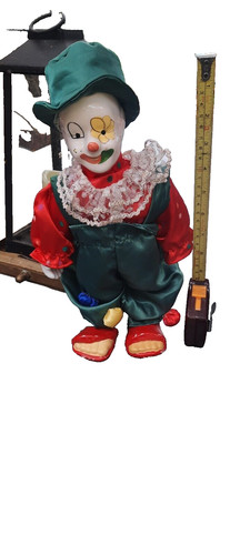 Inch collectable clown doll - inch,