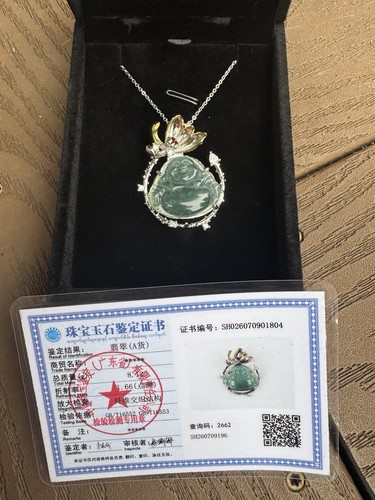 Real jade buddha blue - buddha,