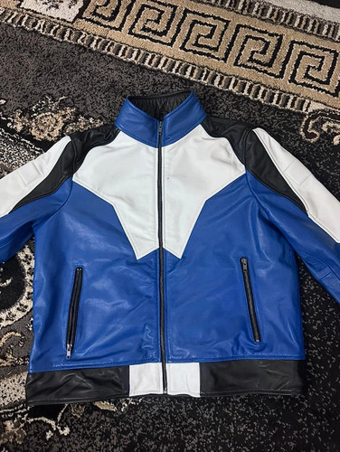 Men blue white - &,
