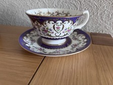 Royal Collection Queen Victoria Cup Saucer New 22 Carat Gold Trim New Item Rare