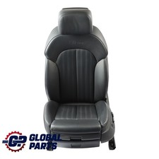 Audi A6 C7 Front Sport Seat Left N/S S-Line Heated Interior Leather Soul Black