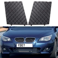 New Pair Front Bumper Cover Lower Mesh Grill Trim For BMW E60 E61 M Sport Grille