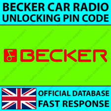 BECKER RADIO PIN CODE BMW