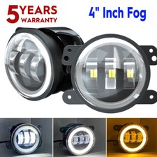 For Ford Fiesta MK5 ST150 2005-2008 4 Inch LED Angel Eyes Fog Light DRL Light 2x