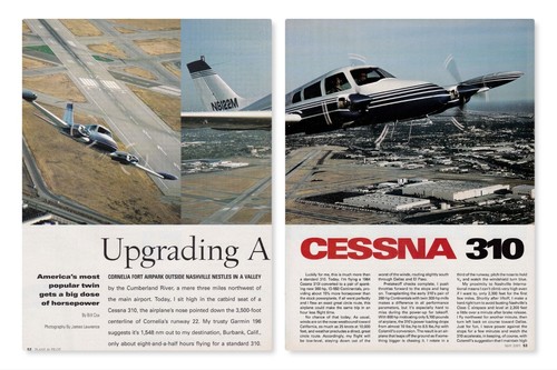 Cessna 310 aircraft report - cessna,