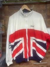 Vintage Speedo Union Jack Jacket M Medium Triathelite 80s Windbreaker