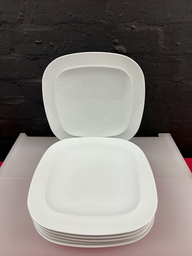 Denby white squares - squares, dinner