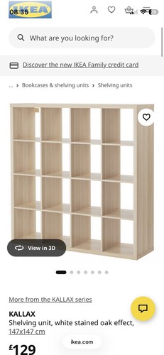 Ikea kallax shelving unit - kallax,